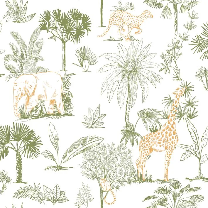 Caselio - Balade Dans La Savane Ver Les Mini Mondes tapet - Köp online