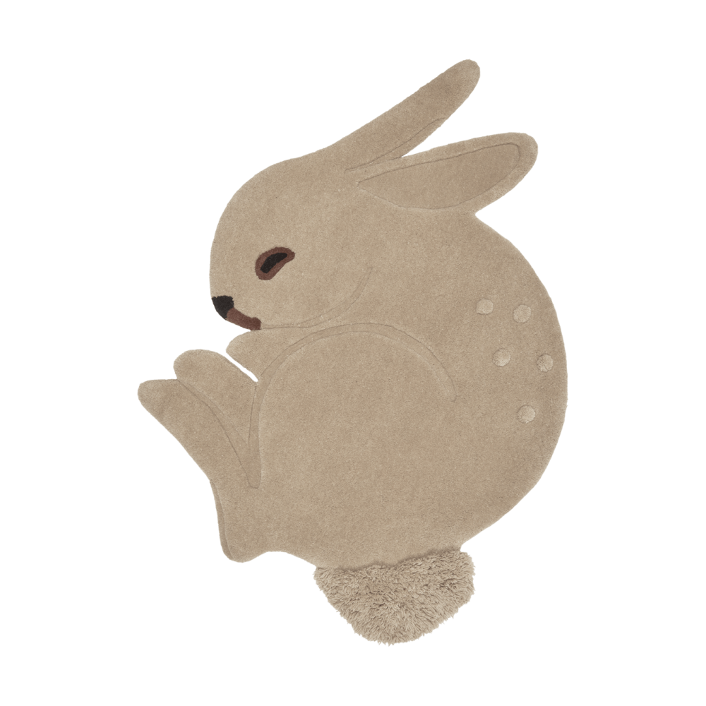 Rabbit tuftad matta, Cashmere, 88x120 cm