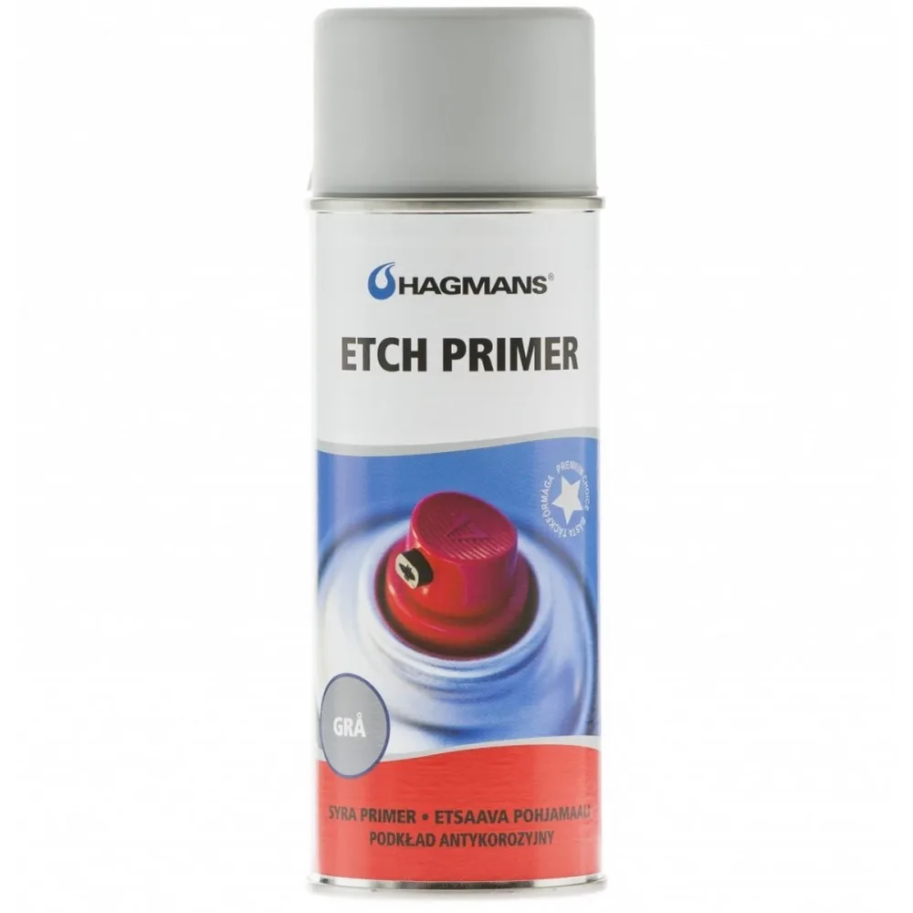 Grundfärg Etchprimer Spray Grå, 400ml