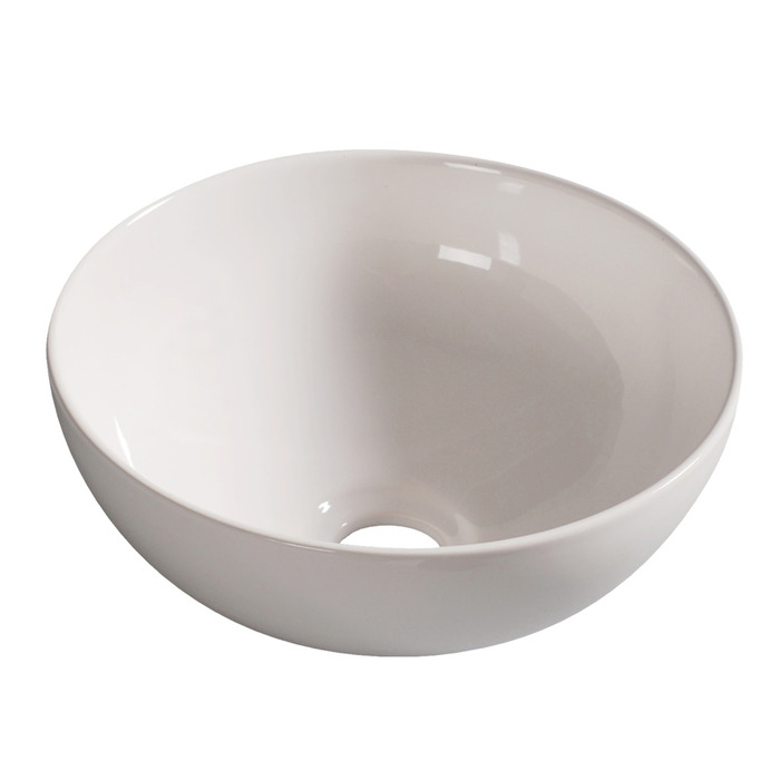 Handfat Fristående Porslin Vit Ø40 cm