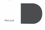 Plåtskiva 2mm Halvrund Tilluft
