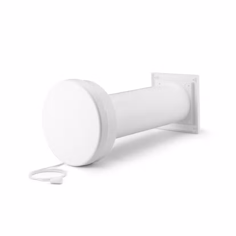 Väggventil Fresh F100 D102 KP Tilluftsventil med Filter & Kondenseringsisolering
