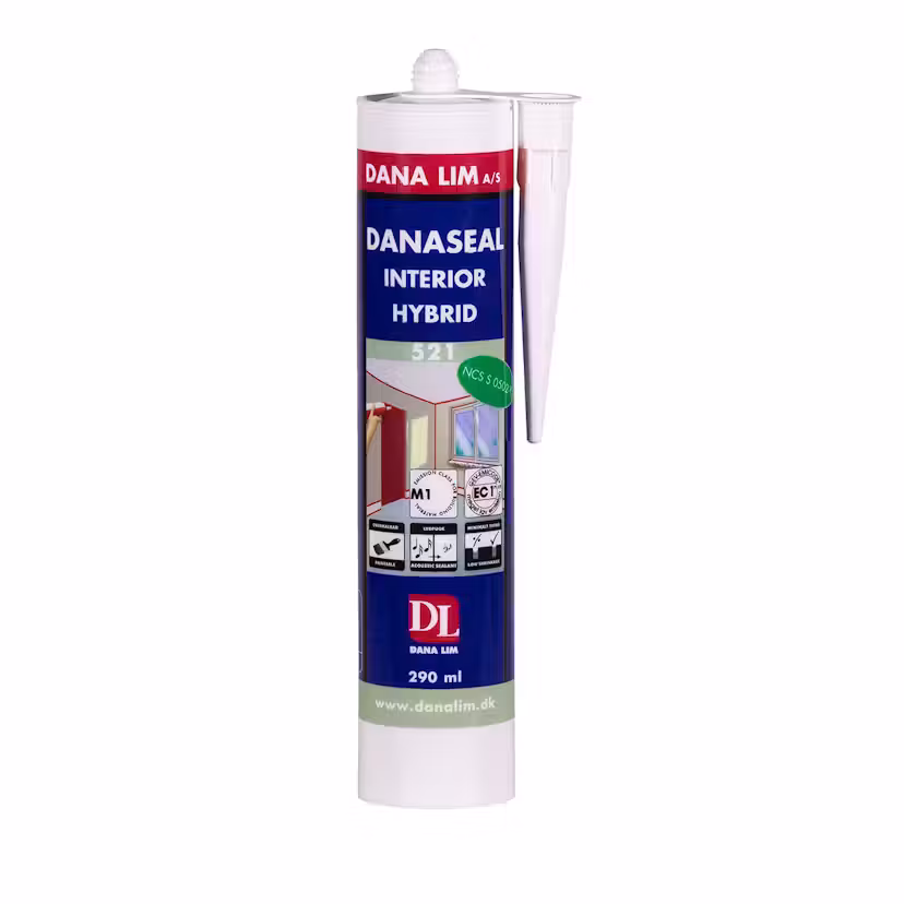 Fogmassa Danalim Danaseal 521 Interior Vit 290 ml för Invändiga Fogar