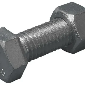 Stafa 0118600002 Stålbyggnadsskruv 12 mm, med mutter, FZB 8.8, EN 15048 12 x 30 mm, 100-pack