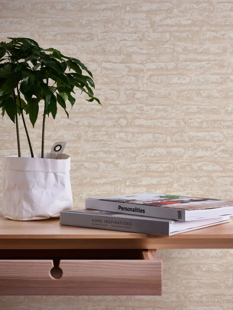 Living Walls Best of Wood´n Stone III T0272 Tapet Beige