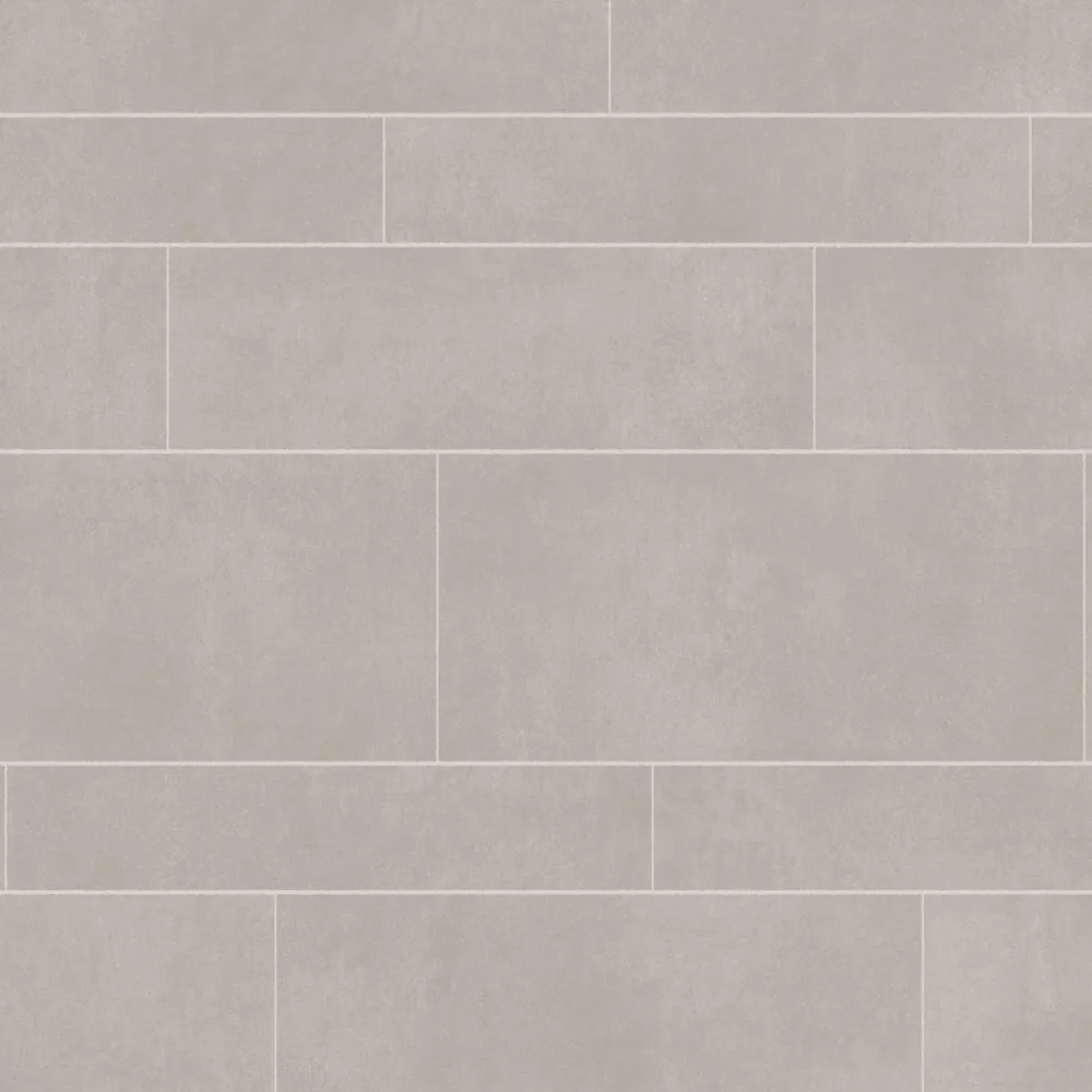 Våtrumsvägg Aquarelle Big Brick Grey 200cm, Grå