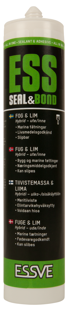 BYGGFOG ESSVE GOLV MÖRK EK PATRON, 300ML