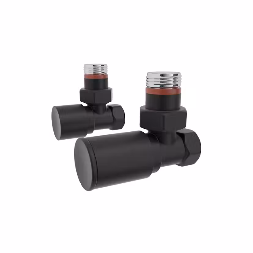 Ventil-set Nordhem Vinkel G15 Svart - VS7M