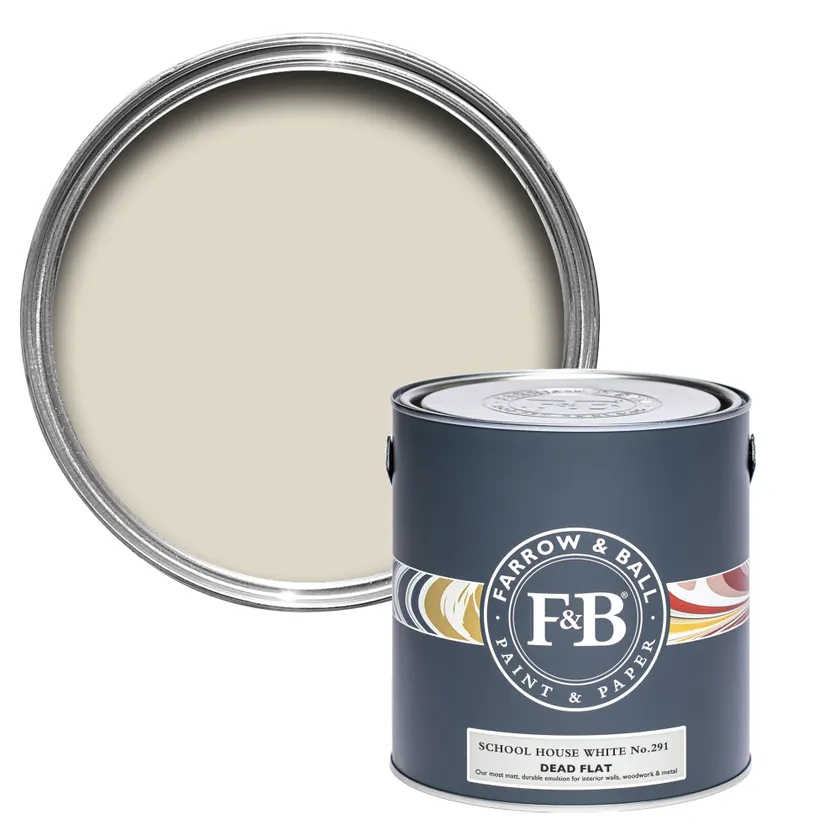 School House White 291 - F&B Dead Flat 2,5 L