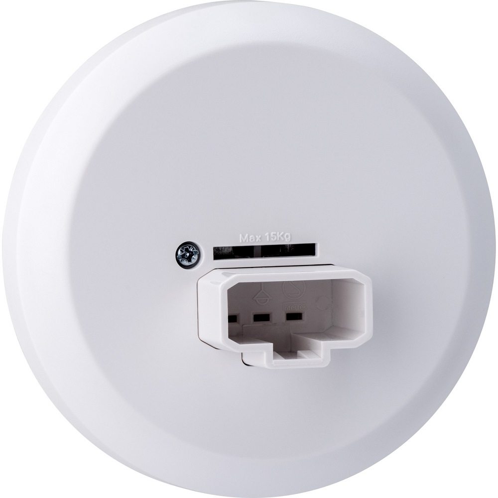Lamputtag DCL, utanpåliggande, för tak, med krok, Connect 2