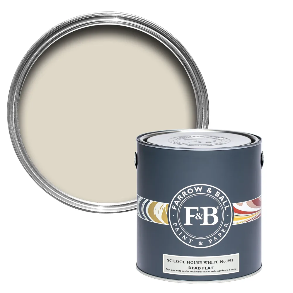 School House White 291 i Ultramatt & tålig Inomhusfärg - Farrow & Ball.se