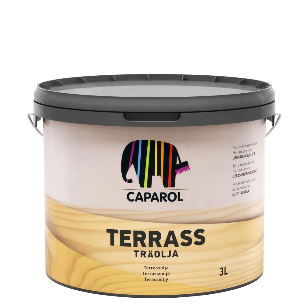 Caparol Terrass Träolja 3 L Valfri Lasyr kulör, Valfri Lasyr kulör